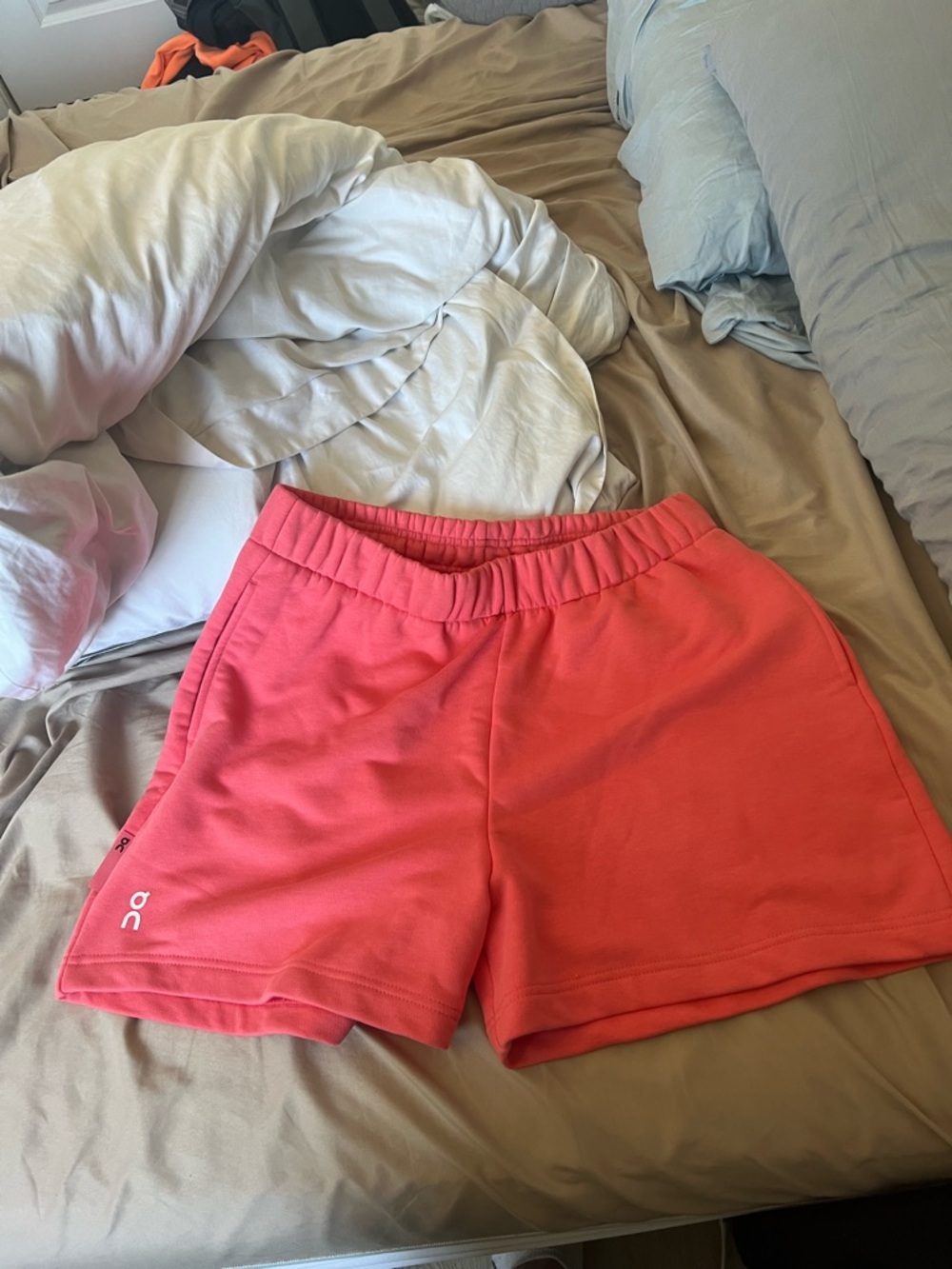 On Running Coral-Pink Women's Athletic Shorts